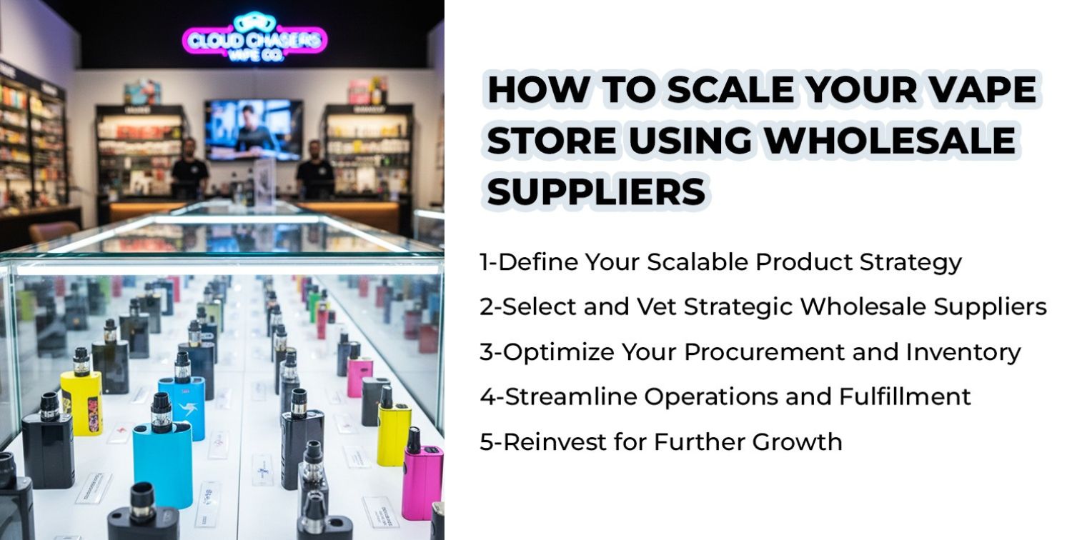 How to Scale Your Vape Store Using Wholesale Suppliers