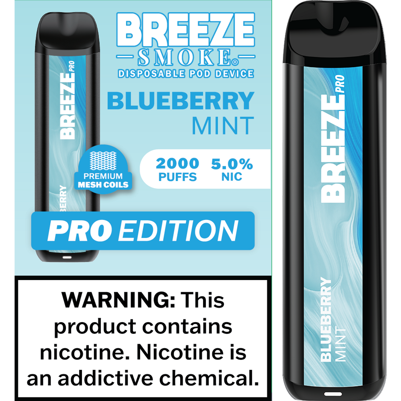 BREEZE PRO 2000 PUFFS (10CT)