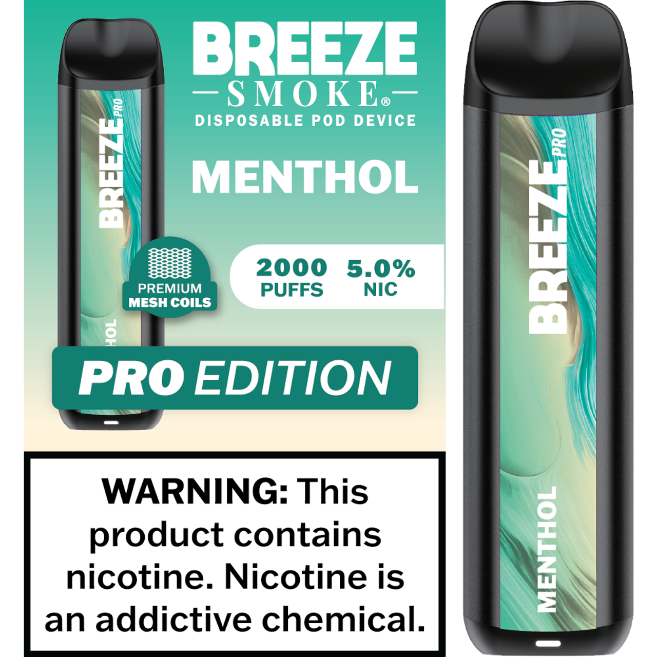BREEZE PRO 2000 PUFFS (10CT)