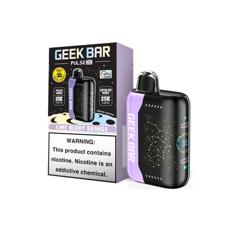 GEEK BAR PULSE X 25K PUFFS DISPOSABLE VAPE 18 ML  (5CT)