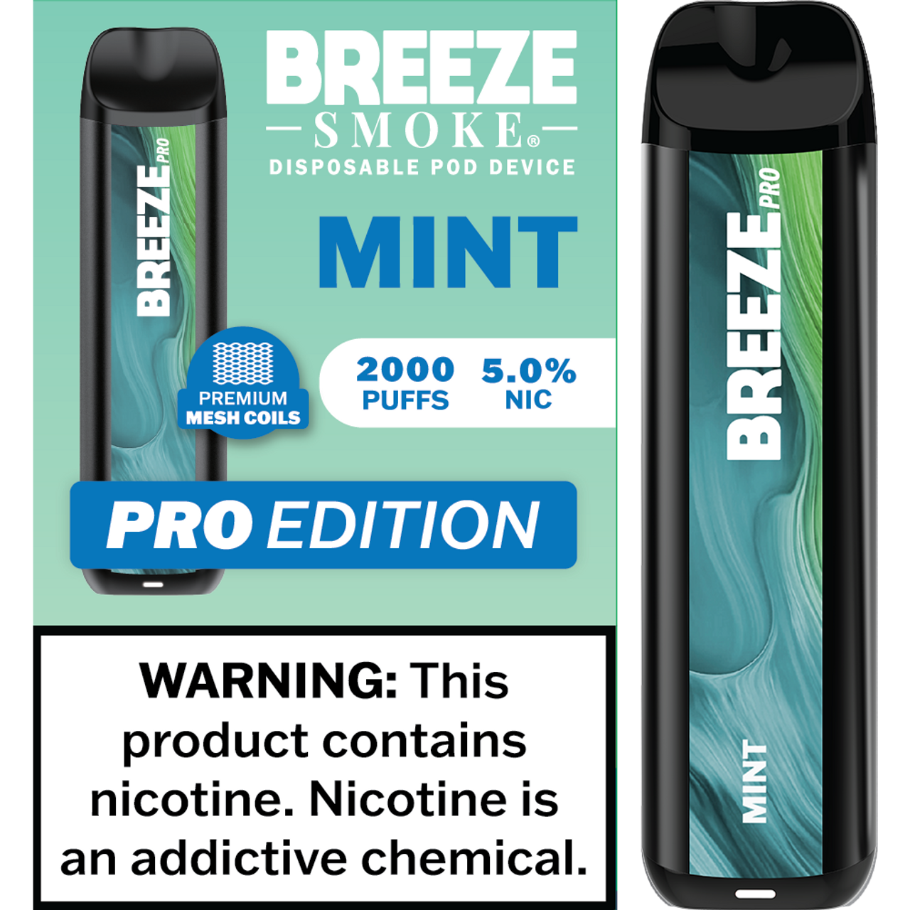 BREEZE PRO 2000 PUFFS (10CT)