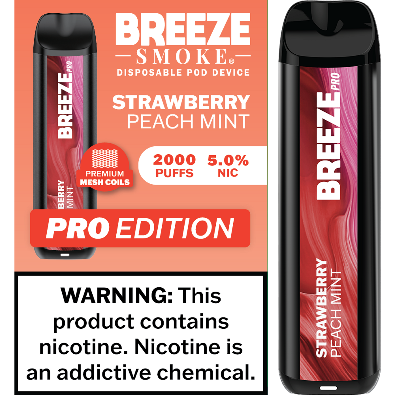 BREEZE PRO 2000 PUFFS (10CT)