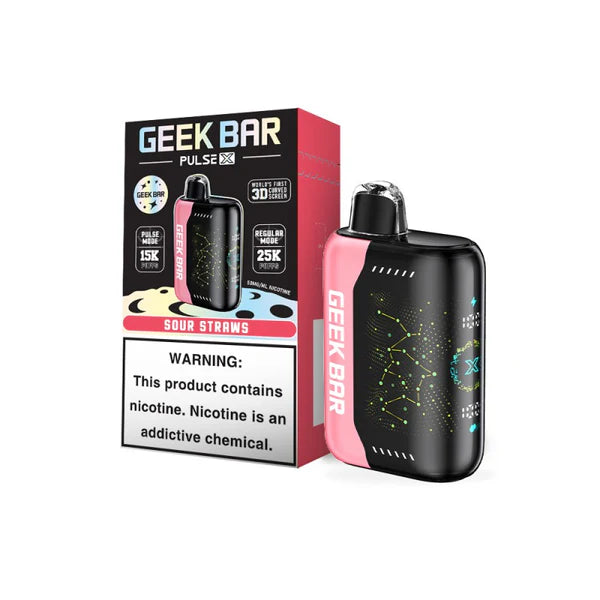 GEEK BAR PULSE X 25K PUFFS DISPOSABLE VAPE 18 ML  (5CT)