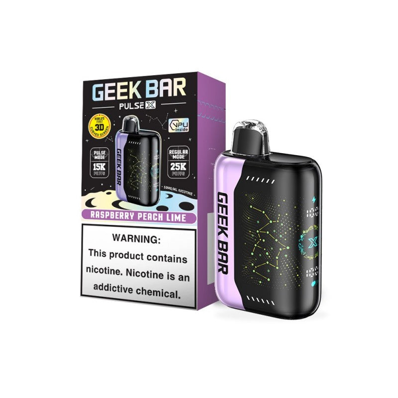 GEEK BAR PULSE X 25K PUFFS DISPOSABLE VAPE 18 ML  (5CT)