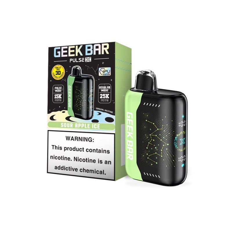GEEK BAR PULSE X 25K PUFFS DISPOSABLE VAPE 18 ML  (5CT)