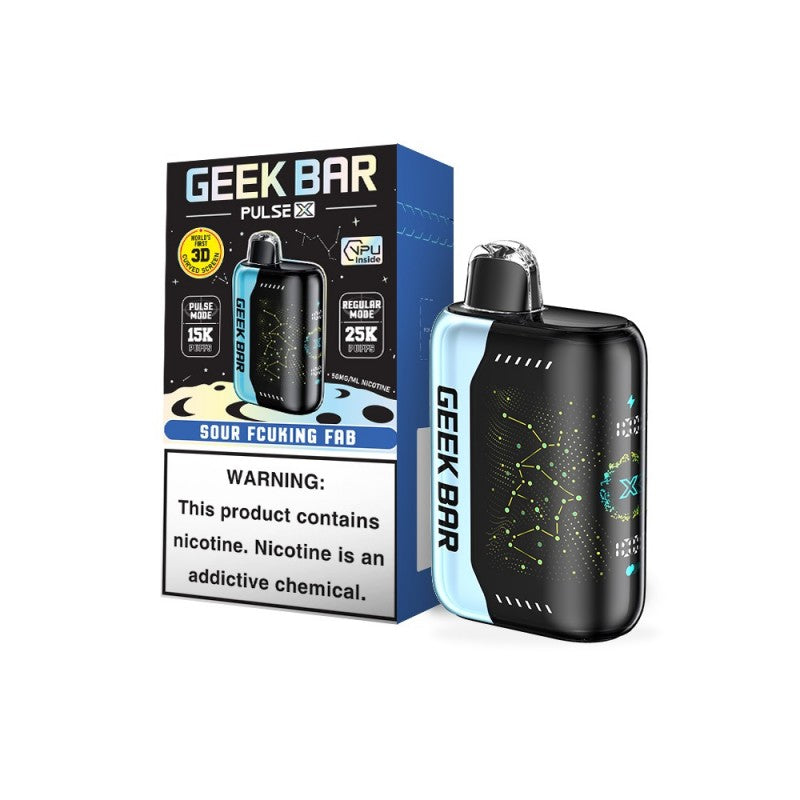 GEEK BAR PULSE X 25K PUFFS DISPOSABLE VAPE 18 ML  (5CT)