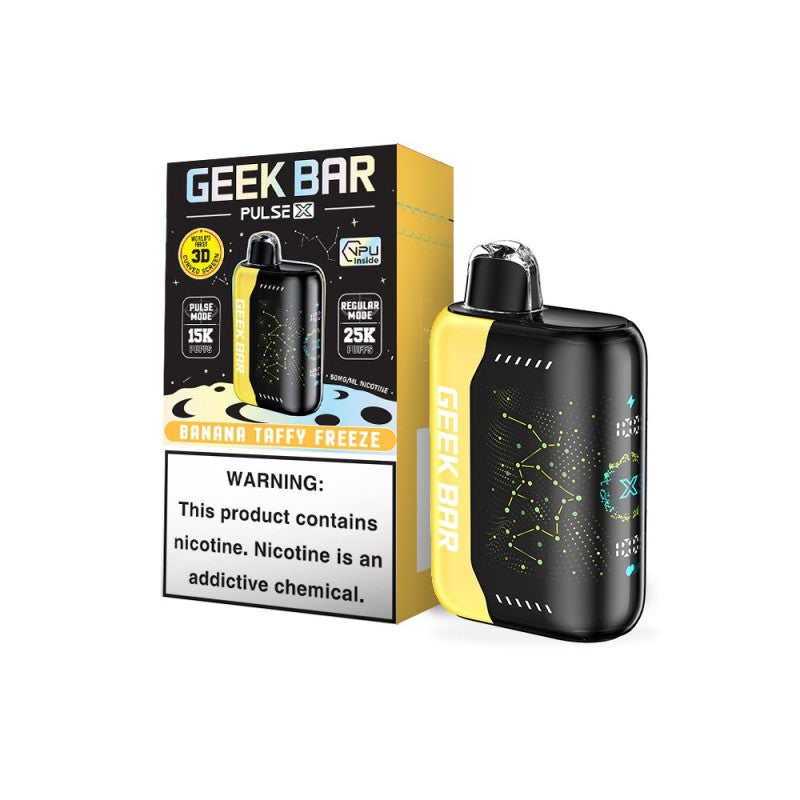 GEEK BAR PULSE X 25K PUFFS DISPOSABLE VAPE 18 ML  (5CT)