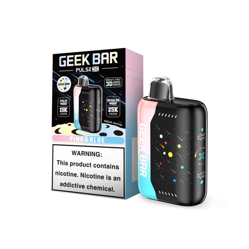 GEEK BAR PULSE X 25K PUFFS DISPOSABLE VAPE 18 ML  (5CT)