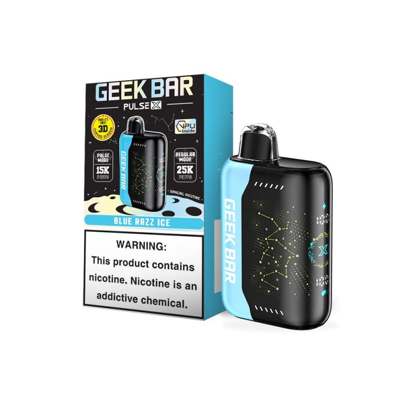 GEEK BAR PULSE X 25K PUFFS DISPOSABLE VAPE 18 ML  (5CT)
