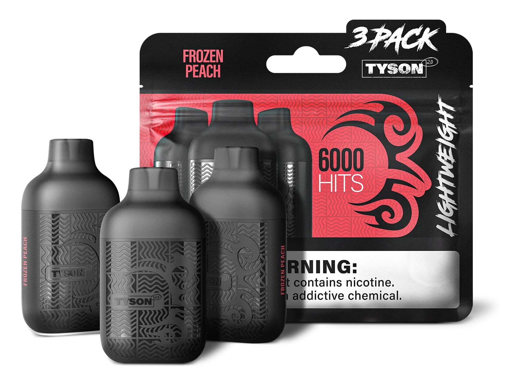 TYSON LIGHTWEIGHT 3PK 6000 PUFFS (10CT)